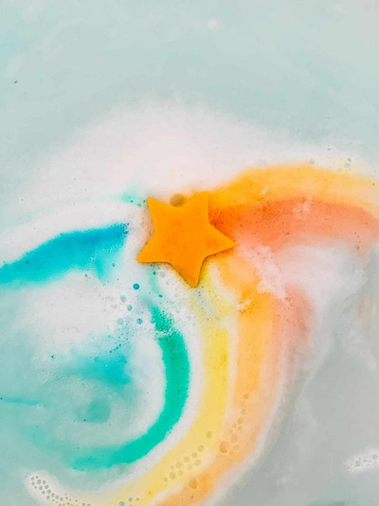 Bundle | Rainbow ROCKET and STAR Bath Bomb | Set of 2