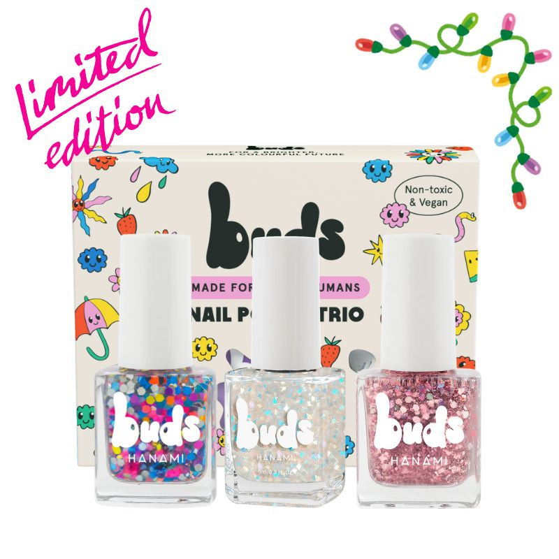 Buds Trio Kids Nail Polish | Festive Party - Limited Edition
