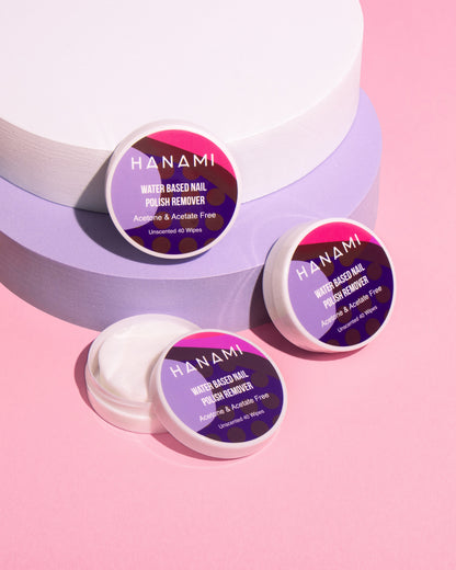 Water Based Nail Polish Remover Wipes 40pk (unscented)