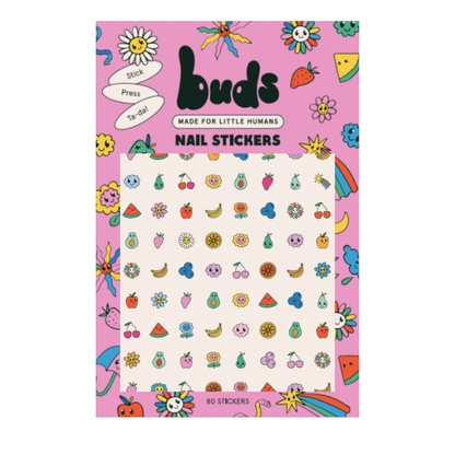 Buds Nail Stickers pack of 80 - Fancy Fruits