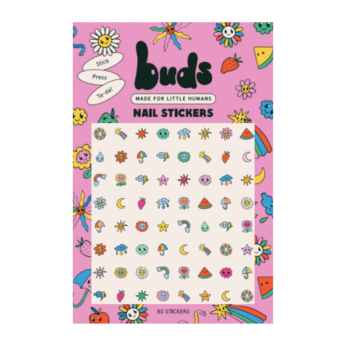 Buds Nail Stickers pack of 80 - Weather