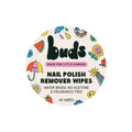 Buds water-based nail polish remover wipes pack