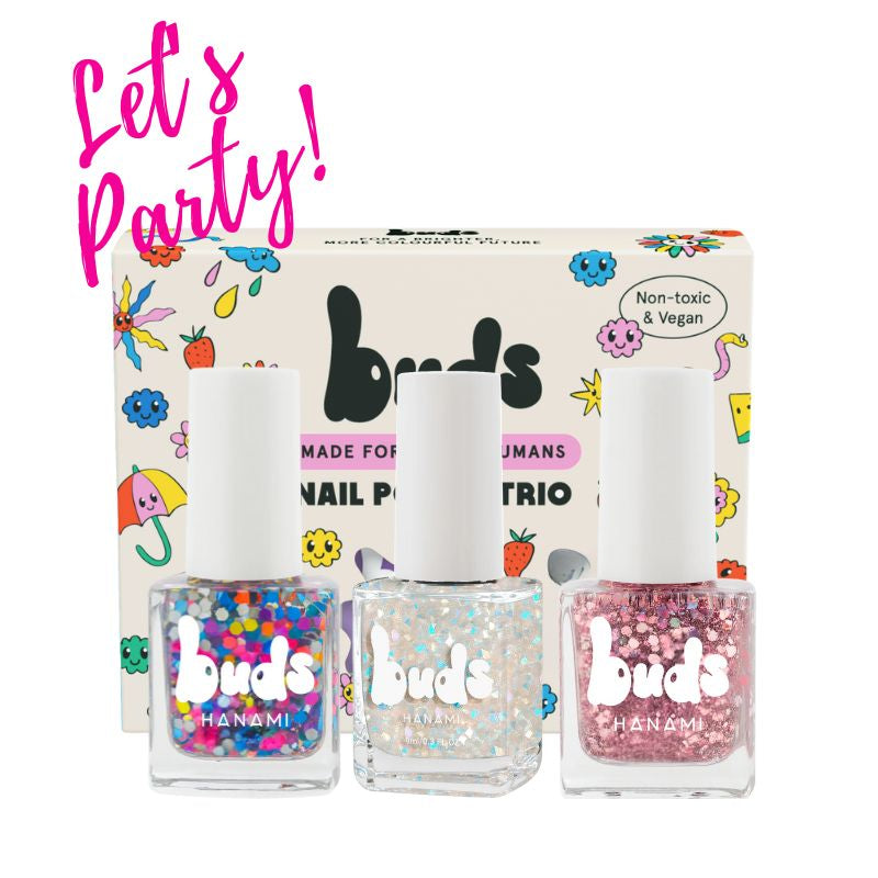 Buds Trio Kids Nail Polish | Let's Party!