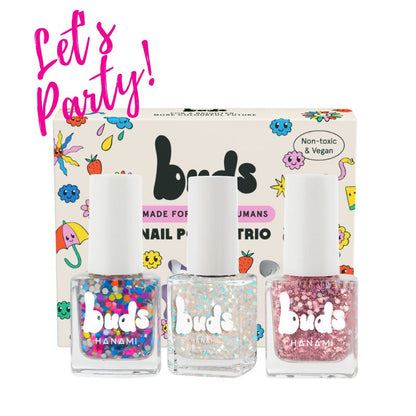 Buds Trio Kids Nail Polish | Let's Party!