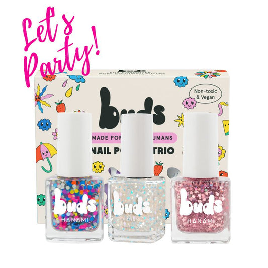 Buds Trio Kids Nail Polish | Let's Party!