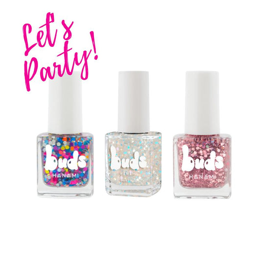 Buds Trio Kids Nail Polish | Let's Party!