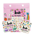 Buds Twist Mani Magic Pack with a pink party bag, nail stickers, nail polish trio box and mini nail file pack