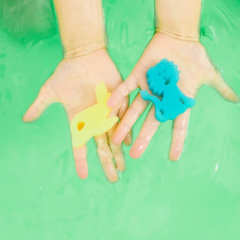 kids bath bomb surprise sponge toys and coloured water